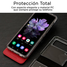 Cargar imagen en el visor de la galería, Funda Cartera De Lujo Con Correa Muñeca Card Pocket Diary Para Samsung Z Flip 3