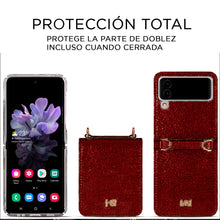 Cargar imagen en el visor de la galería, Funda Cartera De Lujo Clutch Diary Para Samsung Z Flip 3