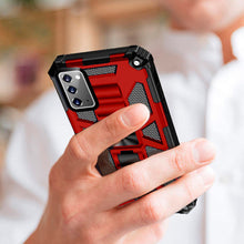 Cargar imagen en el visor de la galería, Funda Uso Rudo Rugged Robot Soporte Mas Mica 9D Para A52