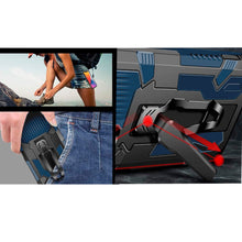 Cargar imagen en el visor de la galería, Funda de Uso Rudo Para Samsung S21 Ultra Con Soporte Robot Clip Case