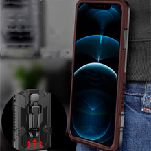 Cargar imagen en el visor de la galería, Funda de Uso Rudo Para LG K52 / K62 / Q52 Con Soporte Robot Clip Case Más Mica 9D 2pz