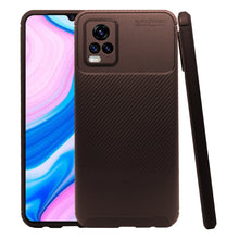 Cargar imagen en el visor de la galería, Funda Rugged Carbon Fibra Flexible Para Vivo V20