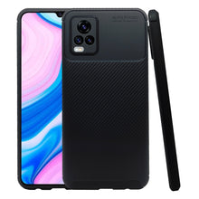 Cargar imagen en el visor de la galería, Funda Rugged Carbon Fibra Flexible Para Vivo V20
