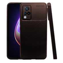 Cargar imagen en el visor de la galería, Funda Rugged Carbon Fibra Flexible Para Vivo V21