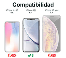 Cargar imagen en el visor de la galería, Raptic Glass Plus Transparente Funda Uso Rudo Para iPhone XR