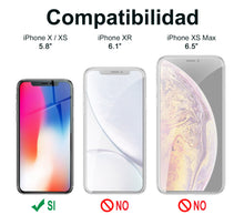 Cargar imagen en el visor de la galería, Raptic Glass Plus Funda Uso Rudo Híbrido con Vidrio Templado y TPU Para iPhone X | Xs