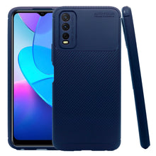 Cargar imagen en el visor de la galería, Funda Rugged Carbon Fibra Flexible Para Vivo Y11s / Y20