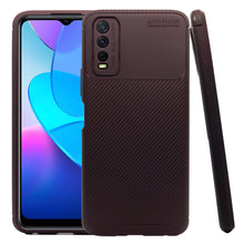 Cargar imagen en el visor de la galería, Funda Rugged Carbon Fibra Flexible Para Vivo Y11s