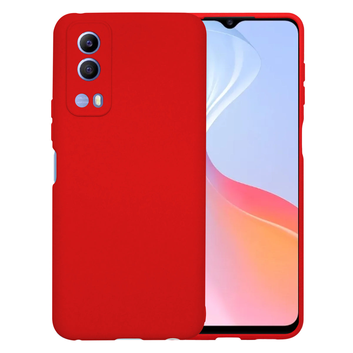 Funda Molan Cano Case De Silicon Suave Para Huawei Nova 5t Rojo
