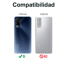 Cargar imagen en el visor de la galería, Funda de Uso Rudo Para Vivo Y53s 4G / Y33 Con Soporte Robot Clip Case