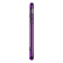 Cargar imagen en el visor de la galería, Vista lateral de la funda de uso rudo Raptic Air color púrpura para iPhone 11 Pro Max, mostrando los botones y el perfil delgado