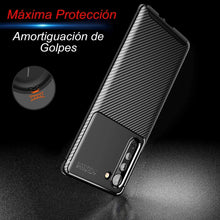 Cargar imagen en el visor de la galería, Funda Rugged Carbon Fibra Flexible Para Vivo V21