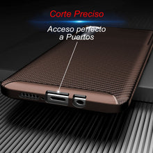 Cargar imagen en el visor de la galería, Funda Rugged Carbon Fibra Flexible Para iPhone 11