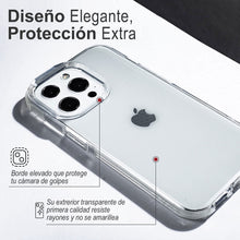 Cargar imagen en el visor de la galería, Raptic Premium Paquete Funda Transparente +Vidrio Camara + Vidrio Pantalla Para iPhone 13 Pro