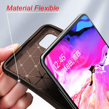 Cargar imagen en el visor de la galería, Funda Rugged Carbon Fibra Flexible Para OPPO Reno 5 Lite