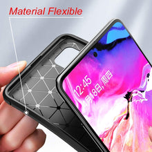 Cargar imagen en el visor de la galería, Funda Rugged Carbon Fibra Flexible Para Moto E7 / E7i Power