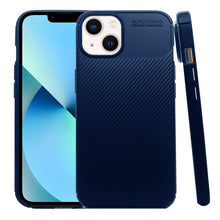 Cargar imagen en el visor de la galería, Funda Rugged Carbon Fibra Flexible Para iPhone 13