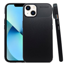 Cargar imagen en el visor de la galería, Funda Rugged Carbon Fibra Flexible Para iPhone 13