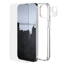 Cargar imagen en el visor de la galería, Raptic Premium Paquete Funda Transparente +Vidrio Camara + Vidrio Pantalla Para iPhone 13 Mini