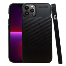 Cargar imagen en el visor de la galería, Funda Rugged Carbon Fibra Flexible Para iPhone 13 Pro Max
