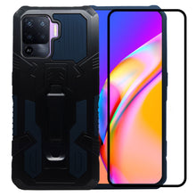 Cargar imagen en el visor de la galería, Funda de Uso Rudo Para Reno 5 Lite Con Soporte Robot Clip Case