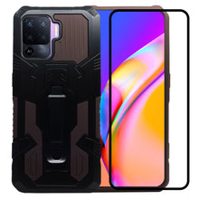 Cargar imagen en el visor de la galería, Funda de Uso Rudo Para Reno 5 Lite Con Soporte Robot Clip Case