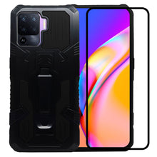 Cargar imagen en el visor de la galería, Funda de Uso Rudo Para Reno 5 Lite Con Soporte Robot Clip Case