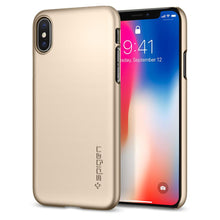 Cargar imagen en el visor de la galería, Funda Spigen De Lujo Thin Fit Para iPhone X / XS