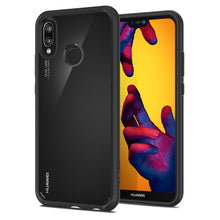 Cargar imagen en el visor de la galería, Funda Spigen De Lujo Ultra Hybrid Black Para Huawei P20 Lite
