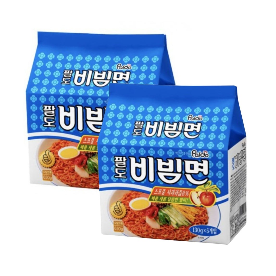 Sopa Instantanea Ramen Coreano Fria Con Salsa Paldo Bibim Ramen 10pzs