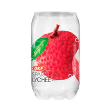 Cargar imagen en el visor de la galería, Bebida Coreana Refresco Okf Sabor De Lychee 350ml 24 Latas
