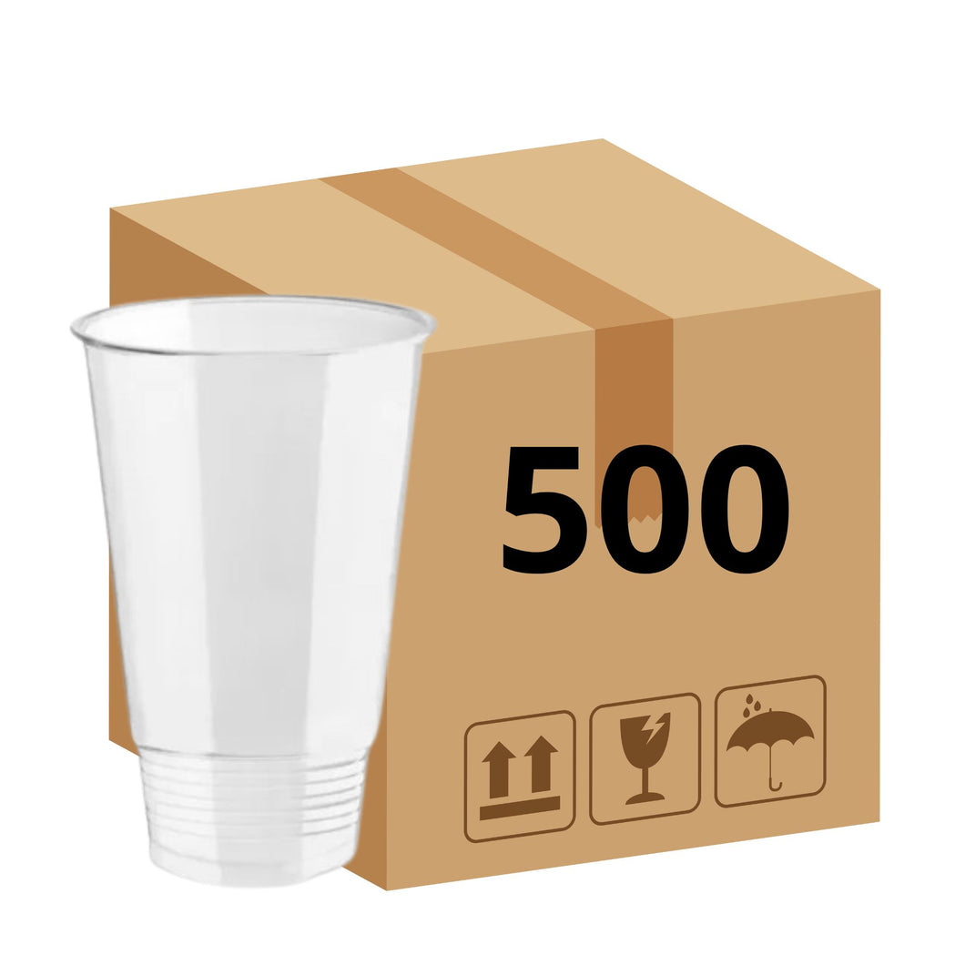 500 Vasos desechables 32onzas Transparente Sin Tapa Para Michelada