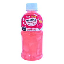 Cargar imagen en el visor de la galería, Bebida Japonesa Nico Nico De Fresa Con Nata De Coco 320ml 24 Botellas
