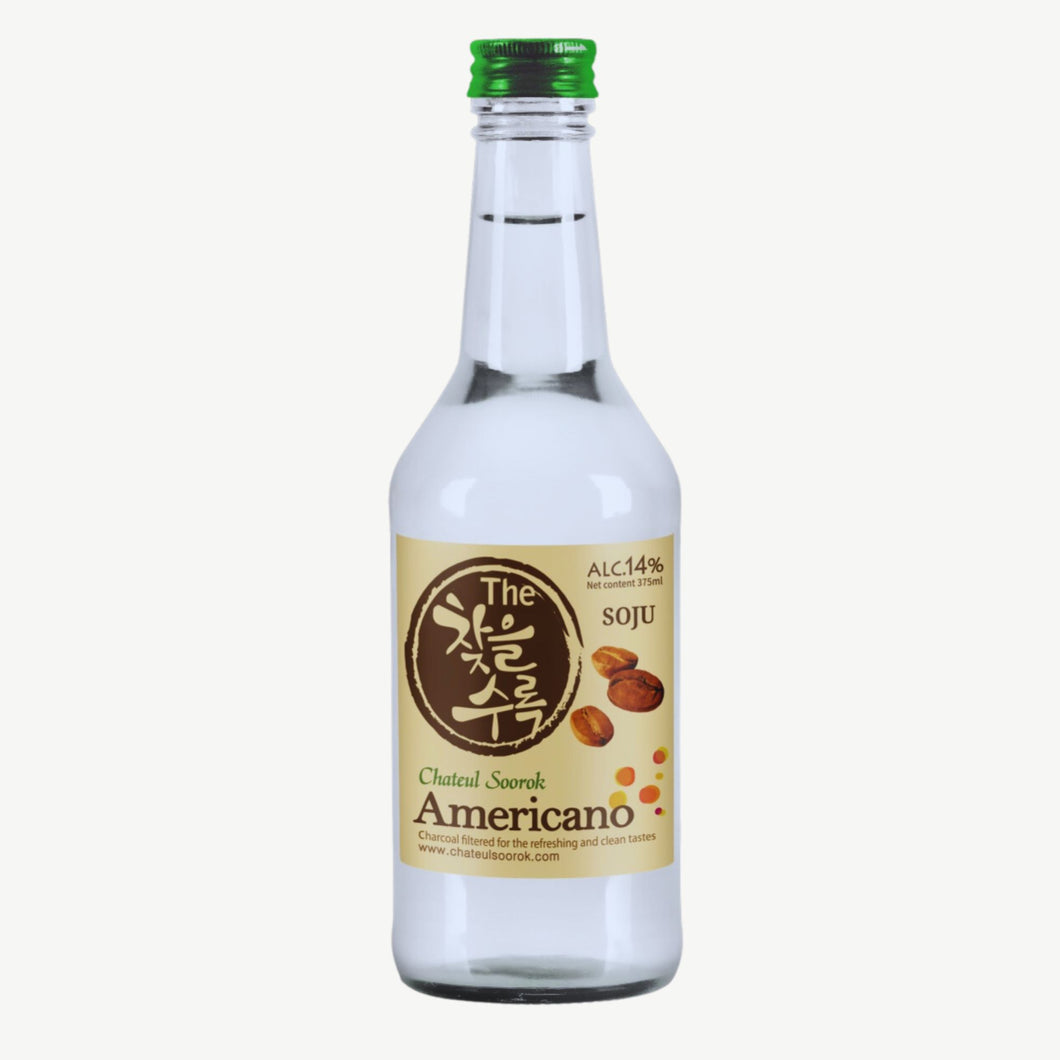 Bebida Coreana Licor Chateulsurok Sabor Americano 4 pzs