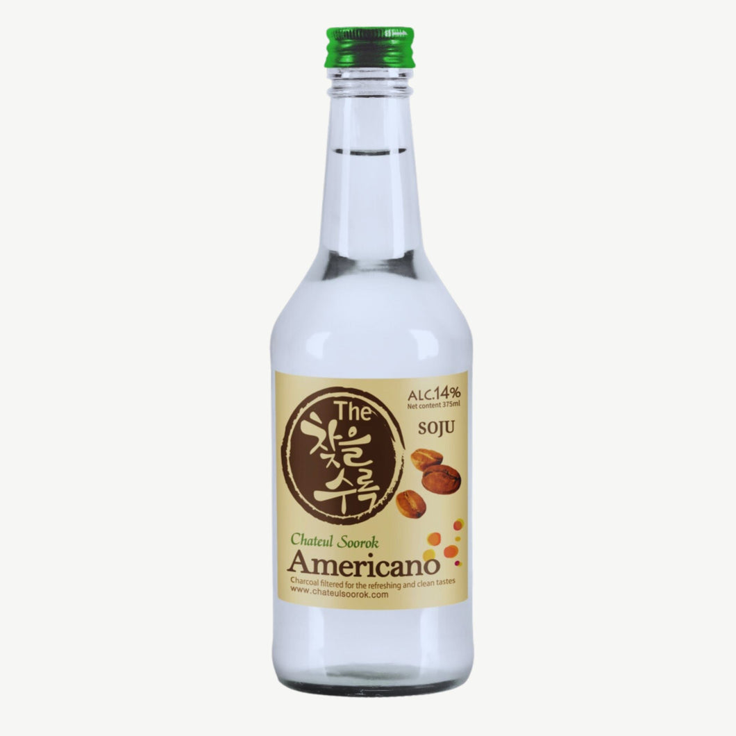 Bebida Coreana Licor Chateulsurok Sabor Americano 8 pzs