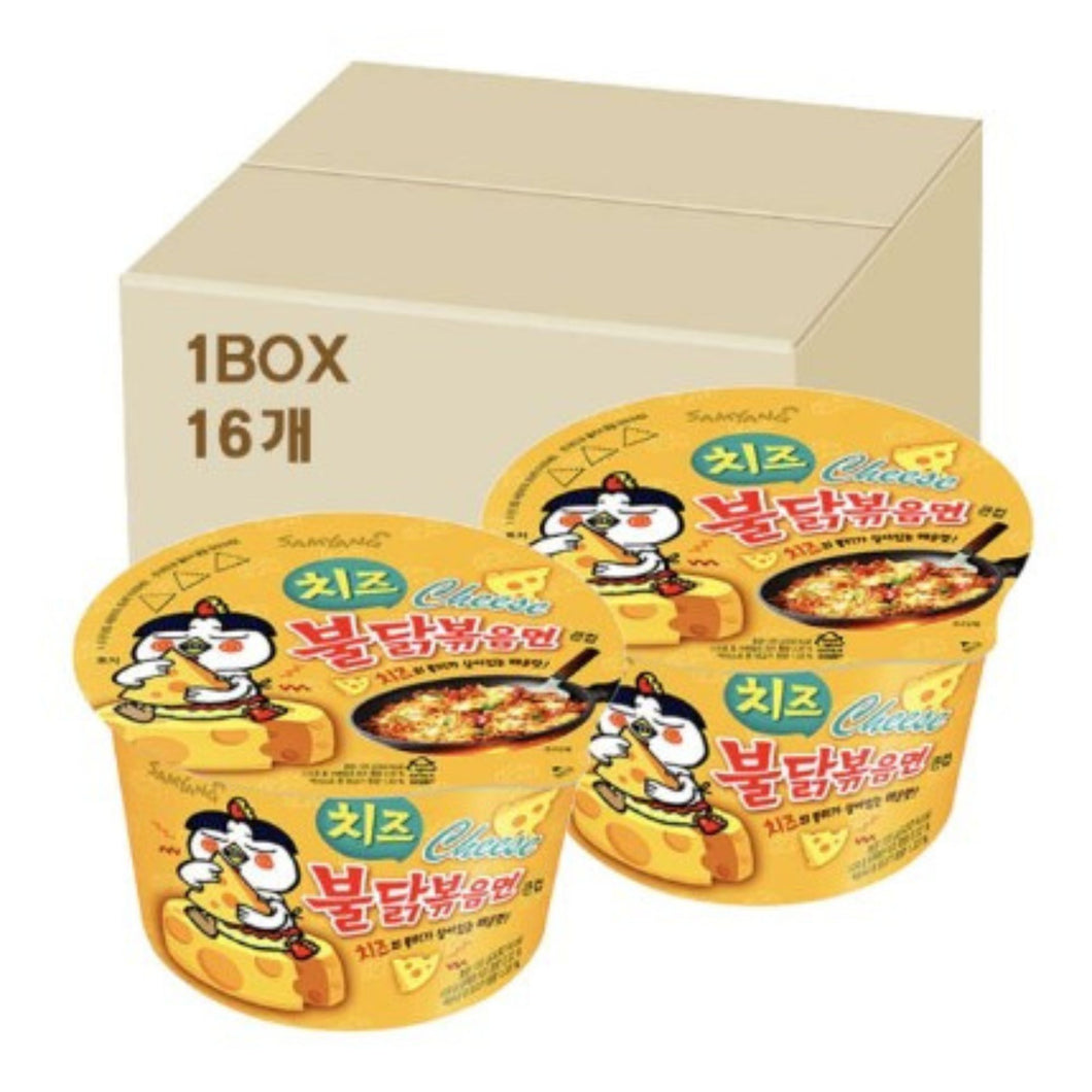 Sopa Instantánea Ramen Coreana Buldak Big Bowl Sabor Queso de 16 Vasos