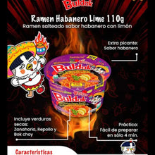 Cargar imagen en el visor de la galería, Sopa Instantánea Ramen Coreana Buldak Big Bowl Sabor Habanero de 5 Piezas
