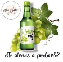 Cargar imagen en el visor de la galería, Bebida Coreana Licor Jinro Soju Chamiseul Sabor de Uva 20 Botella 1 caja
