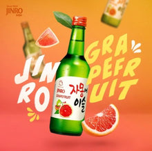 Cargar imagen en el visor de la galería, Bebida Coreana Licor Jinro Soju Chamiseul Sabor de Toronja 20 Botella 1 caja
