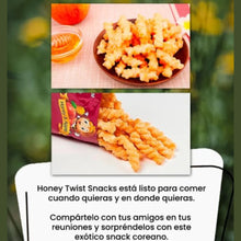 Cargar imagen en el visor de la galería, Botana Galleta Coreana Nongshim Twist Snack Harina con Sabor de Miel 75g 5pzs
