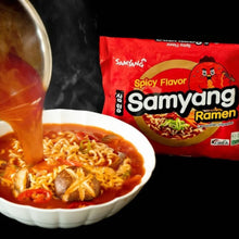 Cargar imagen en el visor de la galería, Sopa Instantánea Ramen Coreana Samyang Ramyun Picante de 40 Piezas
