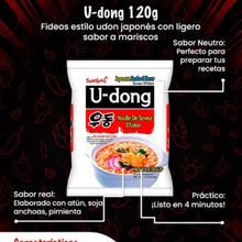 Cargar imagen en el visor de la galería, Sopa Instantánea Ramen Coreana Estilo Japonesa Udon Sabor Mariscos de 10 Piezas
