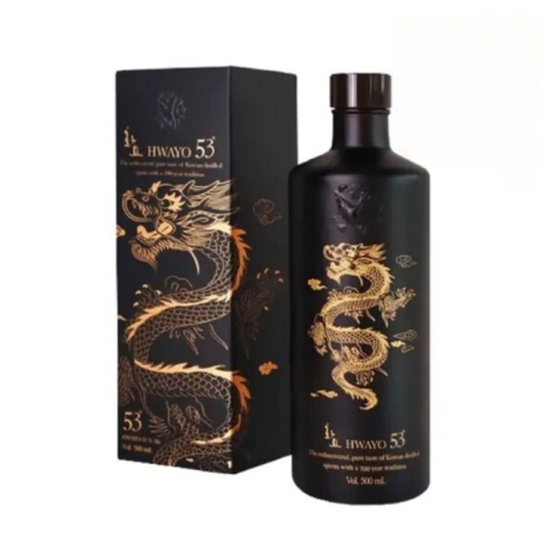 Licor Coreano Soju Premium Hwayo 500ml 53% Hecho En Arroz de Vino 2 Botellas