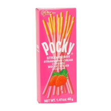 Cargar imagen en el visor de la galería, Comida Japonesa Galleta Biscuit Sticks Pocky Fresa 40g 10pzs
