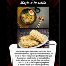 Cargar imagen en el visor de la galería, Sopa Instantánea Ramen Coreana Estilo Japonesa Udon Sabor Mariscos de 10 Piezas
