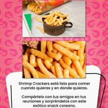 Cargar imagen en el visor de la galería, Botana Galleta Coreana Nongshim Camaron Picante Snack Harina con Salda 75g 5pzs
