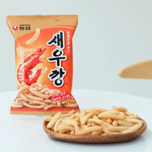 Cargar imagen en el visor de la galería, Botana Galleta Coreana Nongshim Camaron Snack Harina con Salda 75g 5pzs
