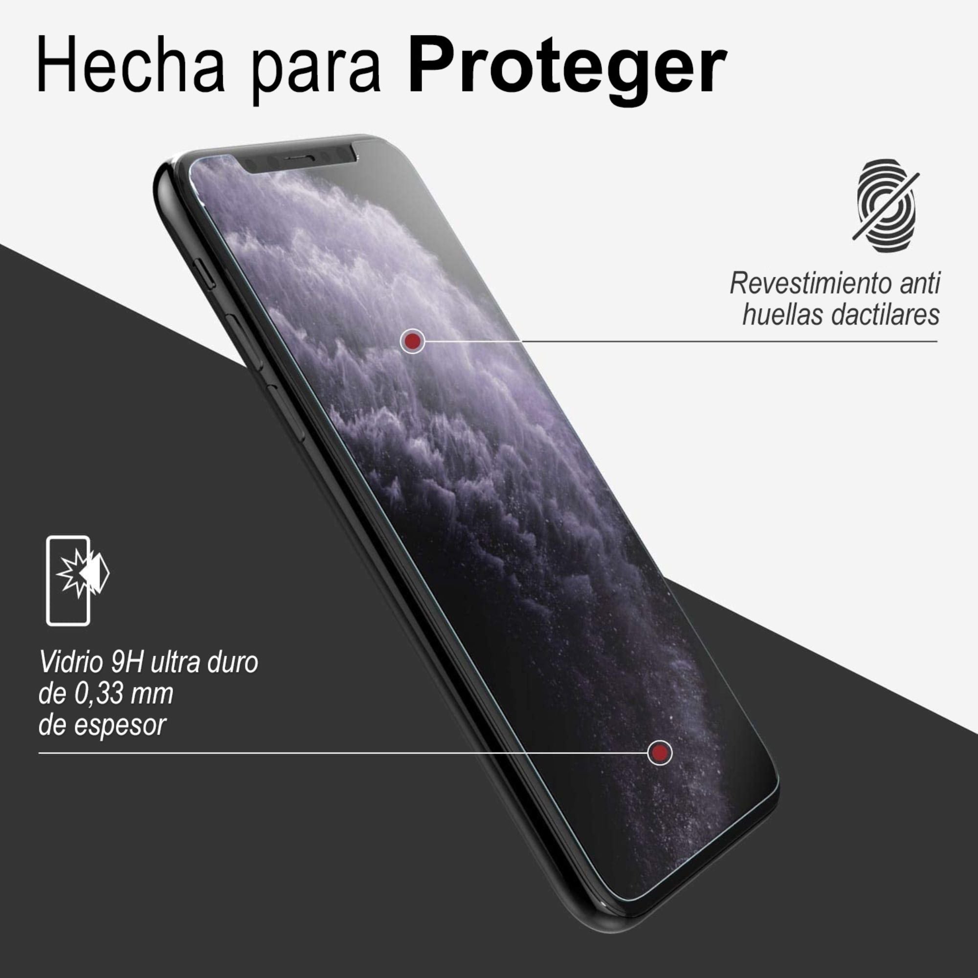 Protector Pantalla Mica Vidrio Templado iPhone 14, Plus, Pro , Pro