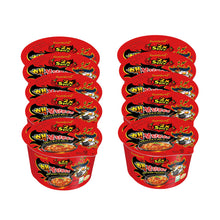 Cargar imagen en el visor de la galería, Sopa Instantánea Ramen Coreana Buldak Big Bowl Sabor Doble Picante de 10 Piezas
