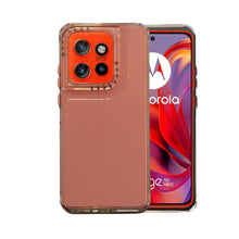 Cargar imagen en el visor de la galería, Funda Rainbow Paint Uso Rudo Doble Capa Para Motorola Mayoreo 10 Pzs
